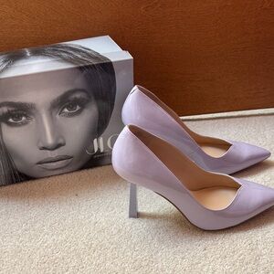 Jennifer Lopez Pastel Purple Heels